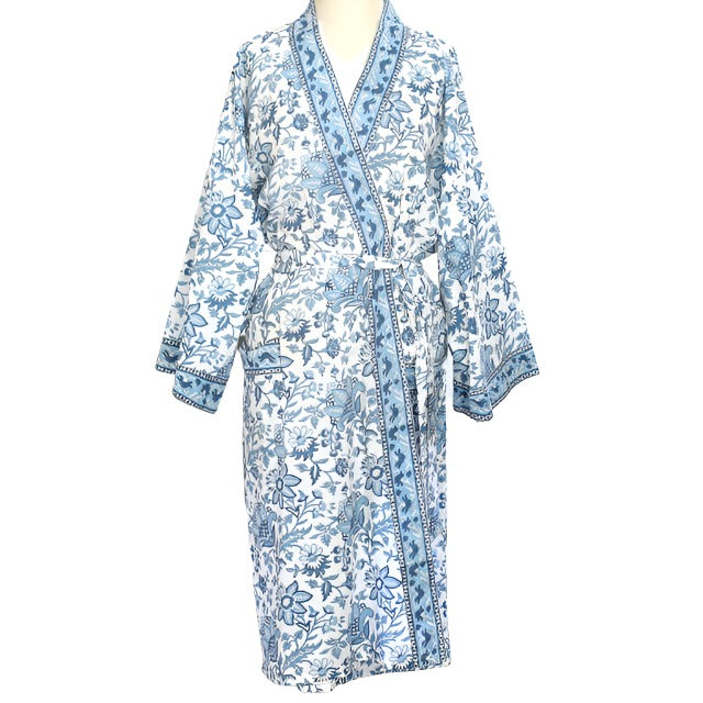 Gayatri Blue Kimono Robe