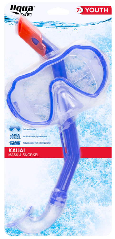 Aqua Swim Kauai Youth-Sized Swimming Mask & Snorkel