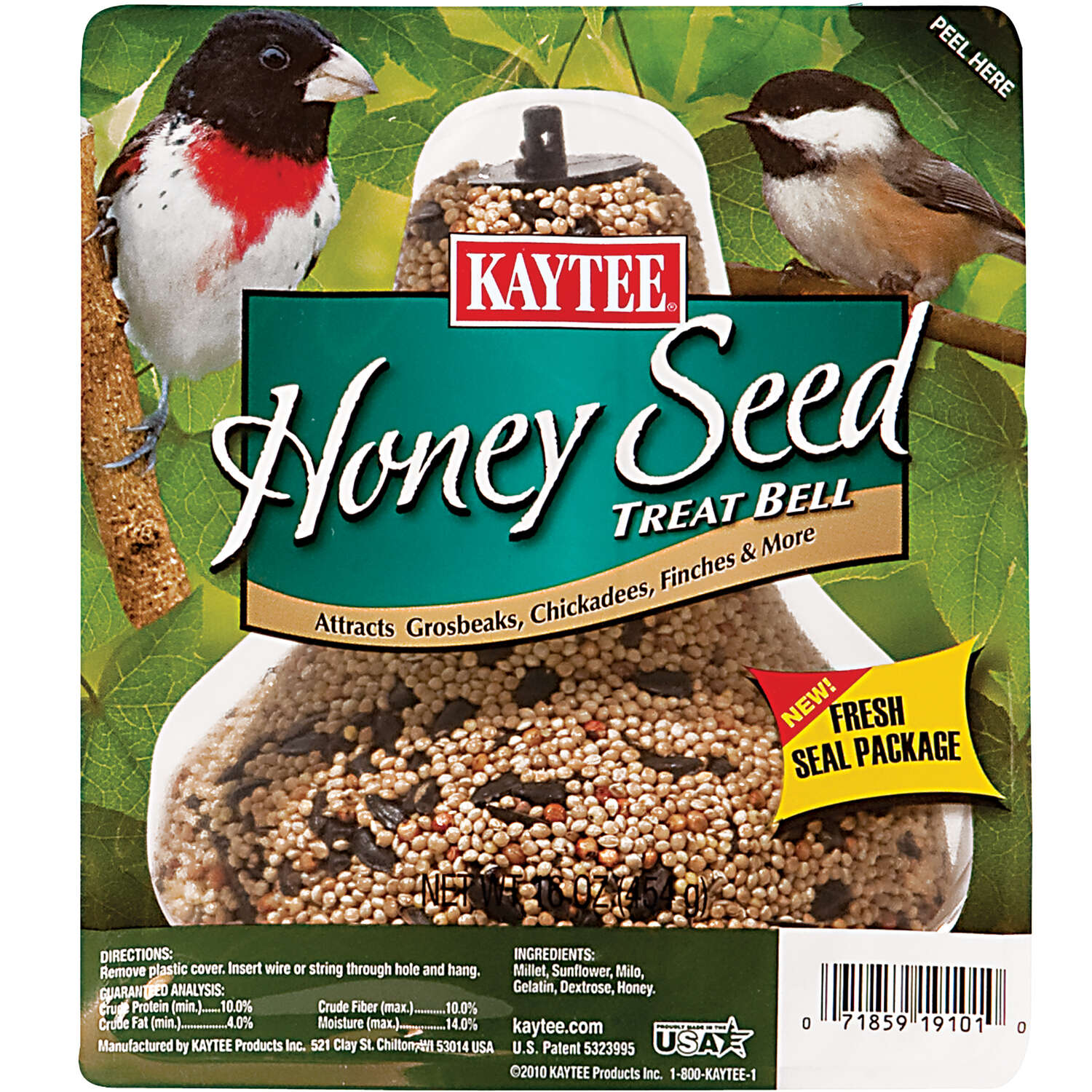 Kaytee Honey Seed Hanging Treat Bell - 1 lb.