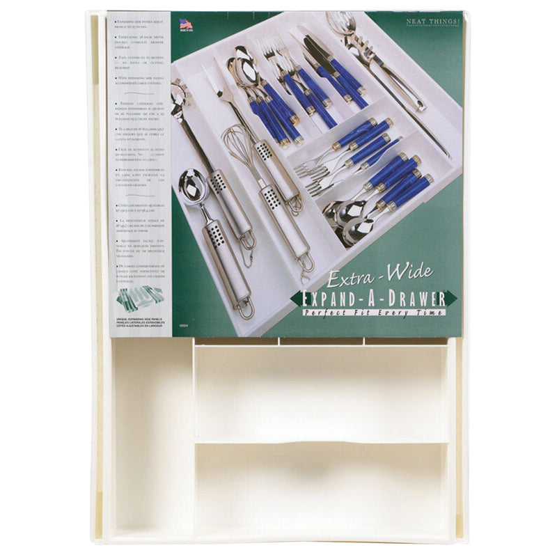 Expand-A-Drawer Adjustable Cutlery & Silverware Tray