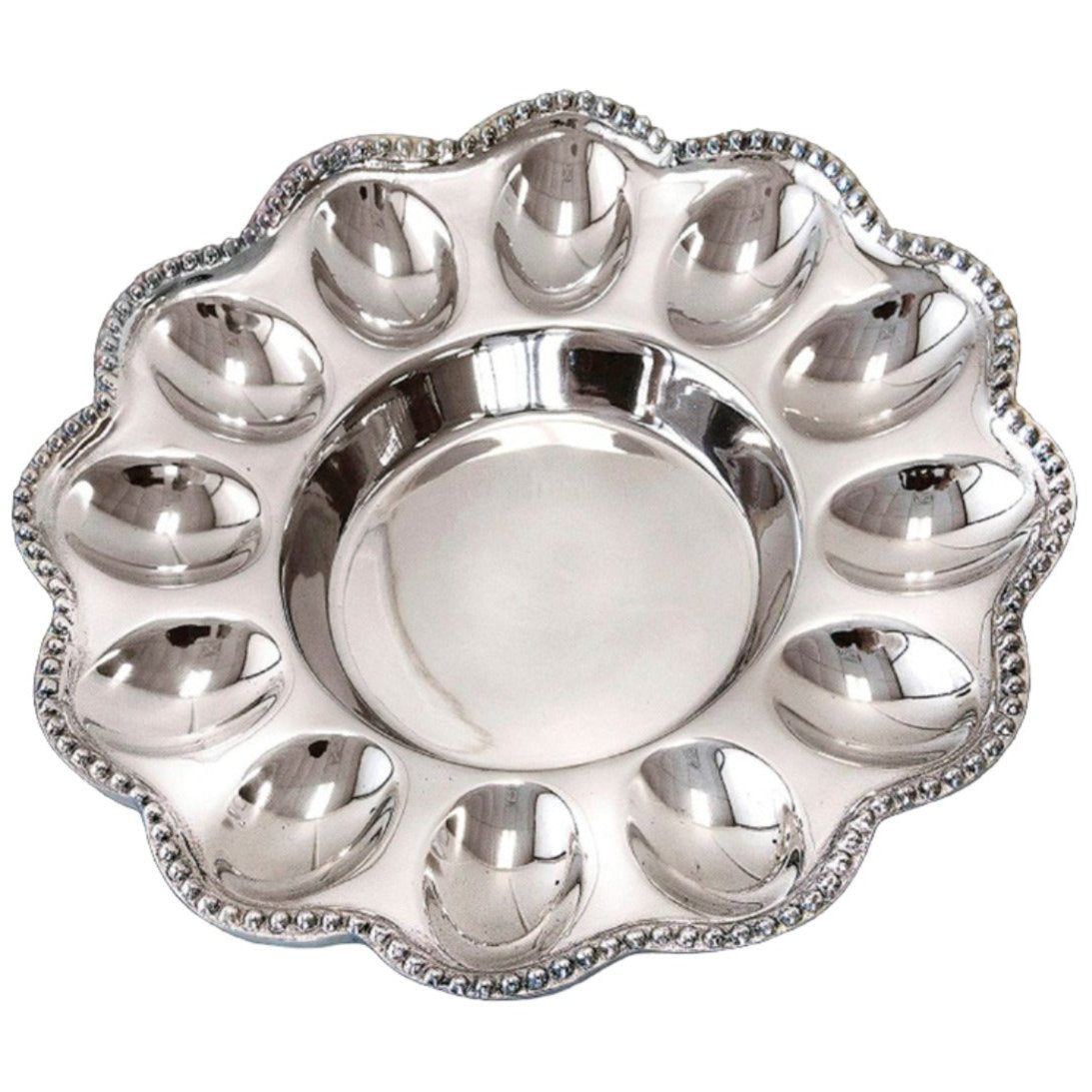 Beatriz Ball Pearl Deviled Egg Platter - 9.5