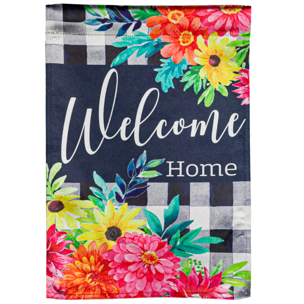 Evergreen Welcome Themed Garden Flags - 12.5 x 18