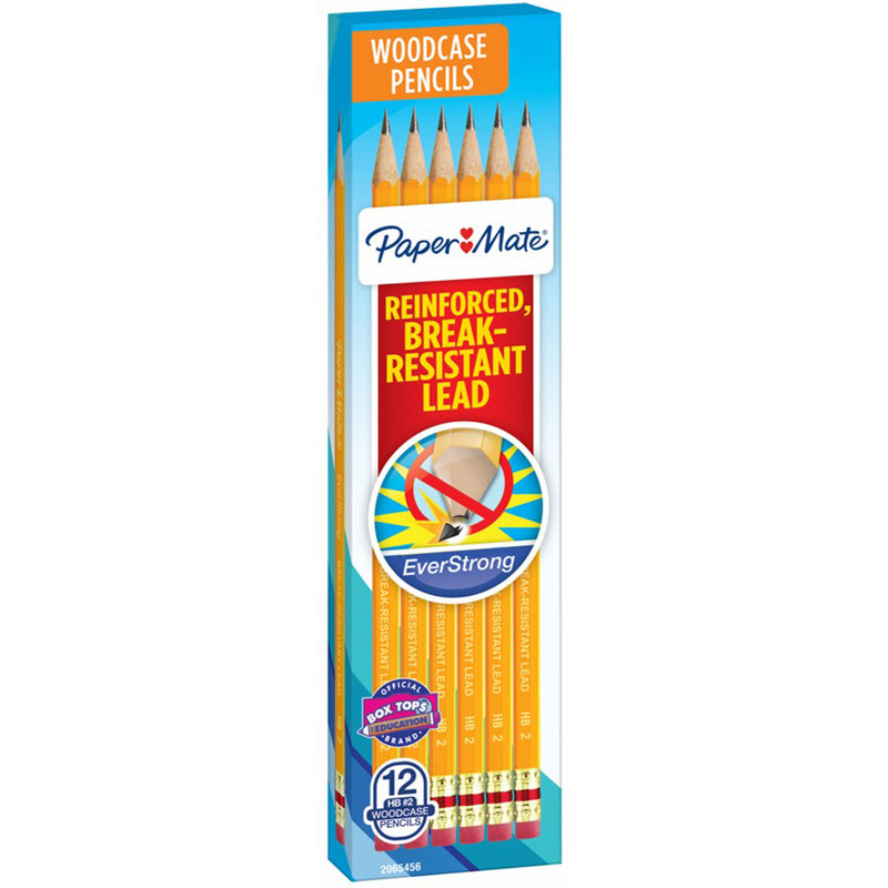 Paper Mate Ever-Strong #2HB Wood Pencils - 12 pc.