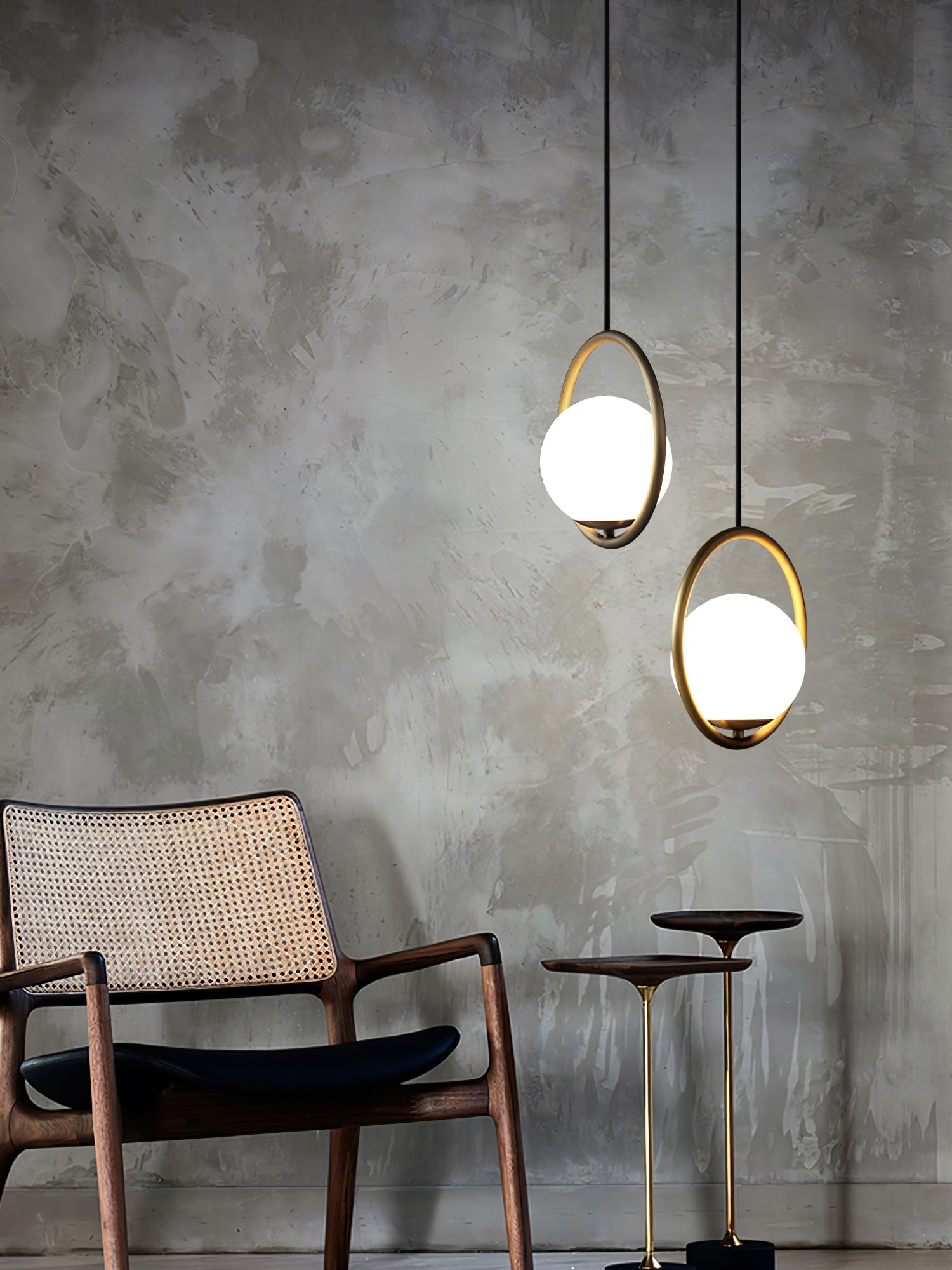 Mila Brass Pendant Light