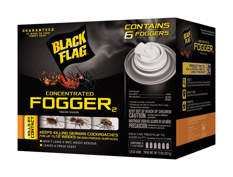 Black Flag Concentrated Insect Fogger - 6 pc.