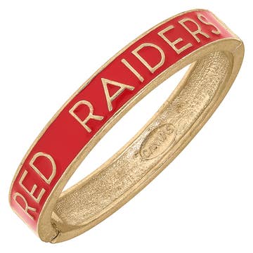 Texas Tech Red Raiders Enamel Hinge Bangle