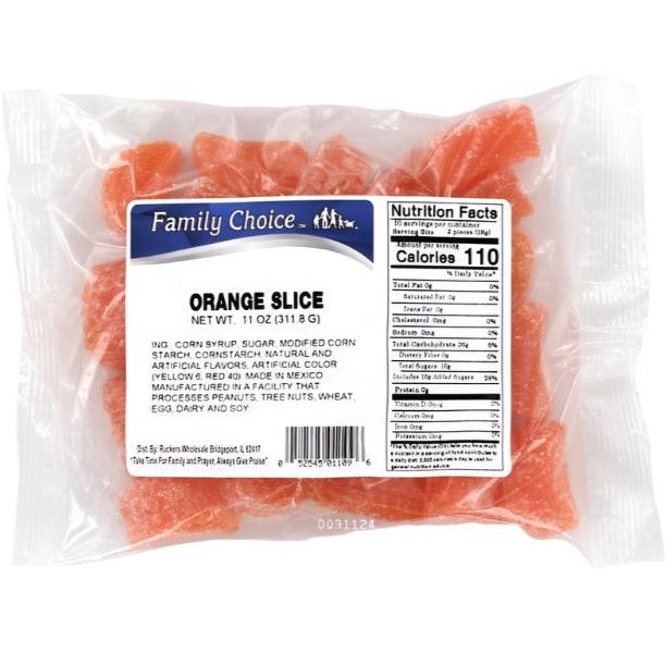 Family Choice Orange Slices - 12 oz.