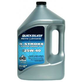 Quicksilver 25W-40 4-Cycle Engine Oil - Gallon