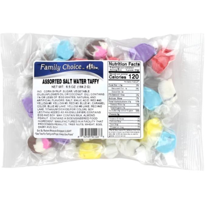 Family Choice Assorted Salt Water Taffy - 6.5 oz.