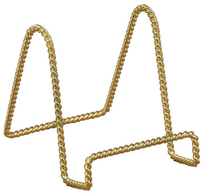 Tripar Twisted Brass Wire Display Stand - 7 to 14