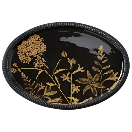 Hand-Painted Field Flower Tray - 11.5 x 15.75