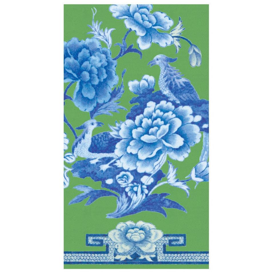 Blue/Green Birds & Flowers Paper Napkins