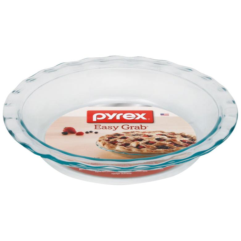 Pyrex Oven-Safe Glass Pie Plate - 9.5