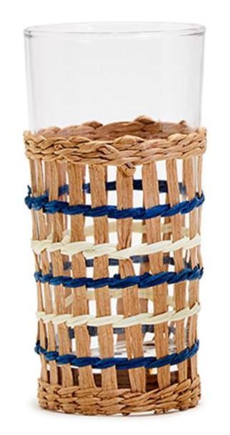 Santorini Lattice Wrapped Drinking Glasses