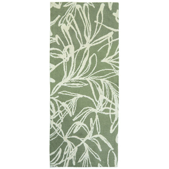 Avocado Garden Runner Rug - 21 x 54