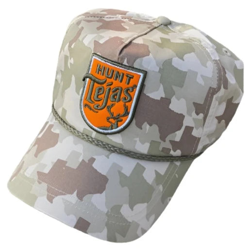 Old Tejas Camo El Rancho Rope Hat