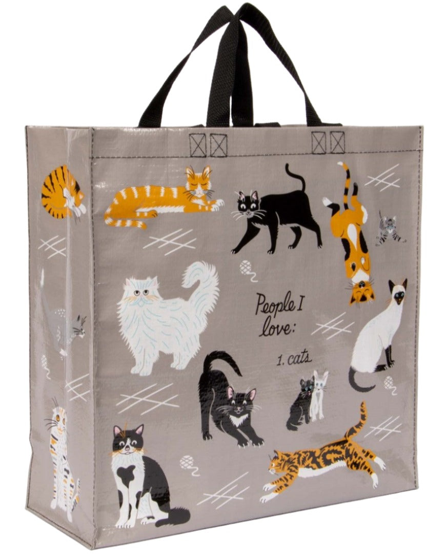 Blue Q People I Love: Cats Grocery Tote