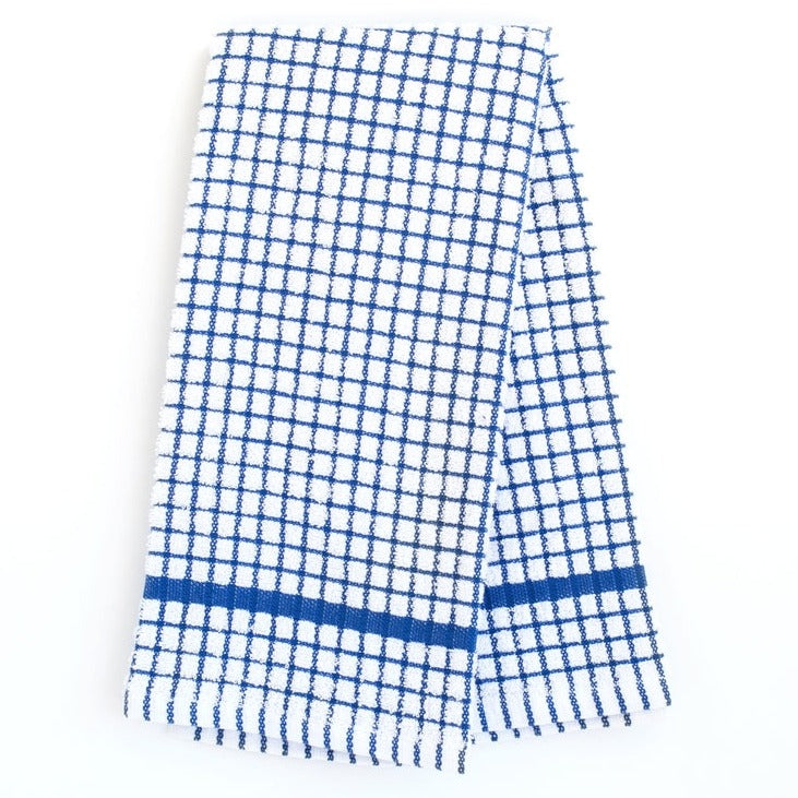 Grid Pattern Terry Kitchen Dishtowels - 20 x 30