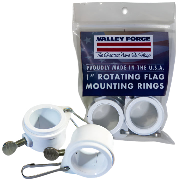 Valley Forge 1 PVC Rotating Flag Mounting Rings - 2 pc.