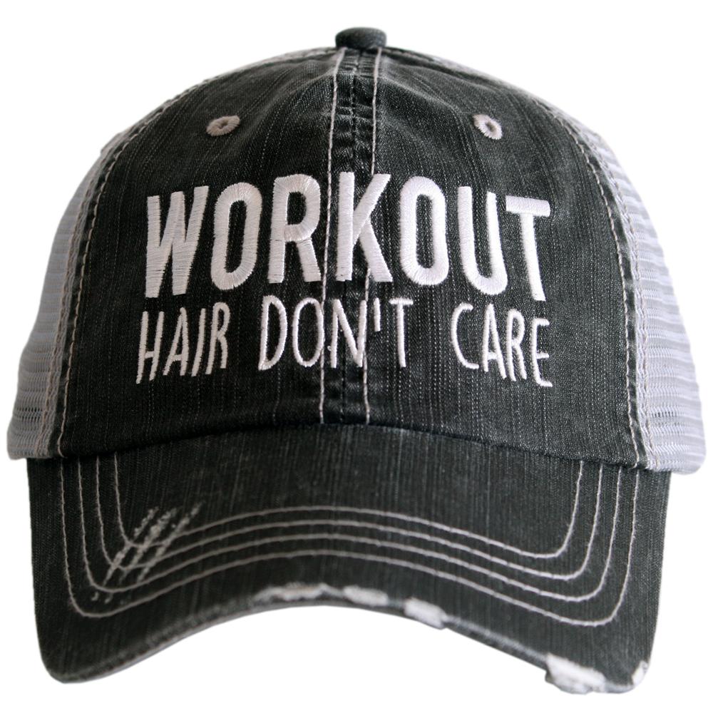 Workout Hair Don¡¯t Care Trucker Hat