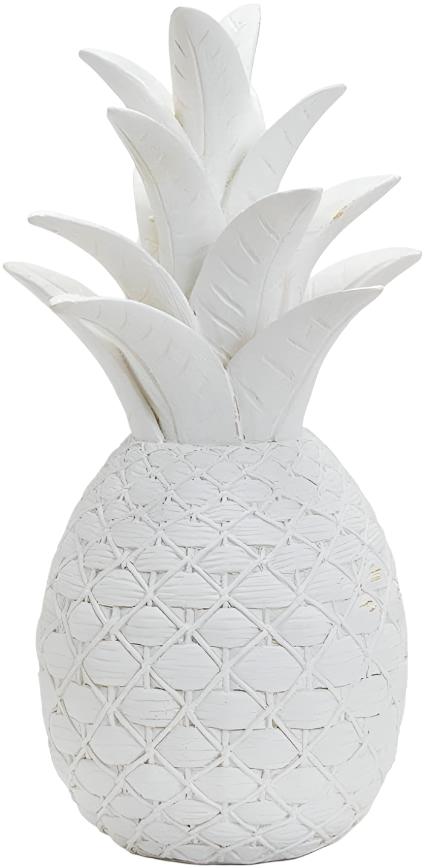 White Resin Pineapple Figure - 16