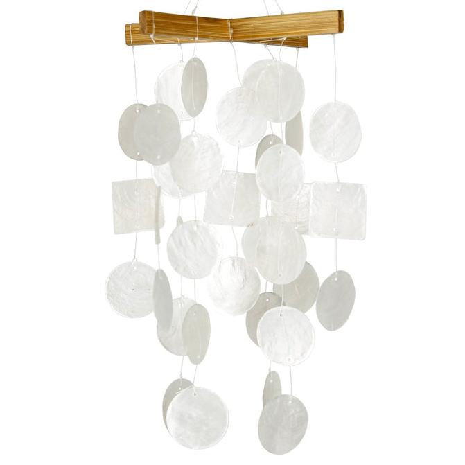 Woodstock Mini Capiz Windchimes - 12