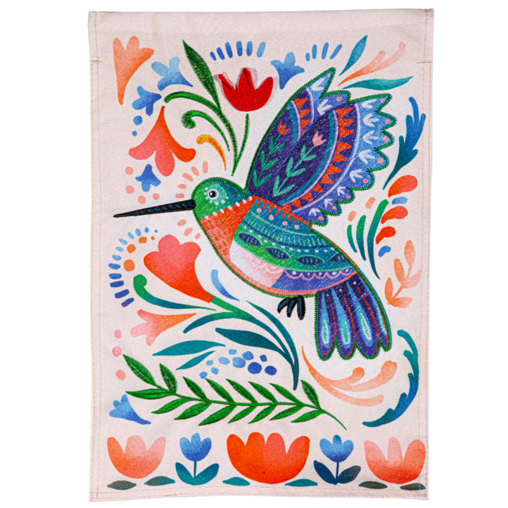 Evergreen Nature & Bird Themed Garden Flags - 12.5 x 18