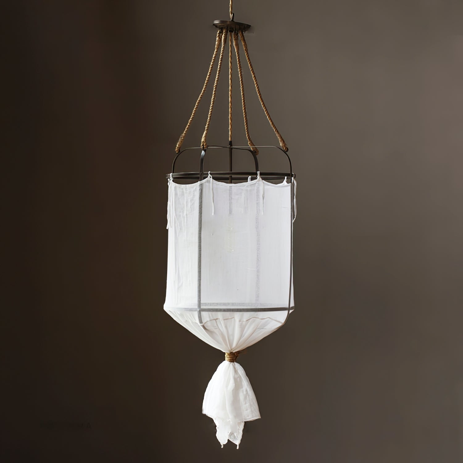 Provence Linen Pendant Light