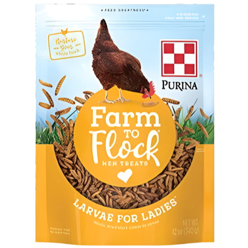 Purina Farm to Flock Larvae Hen Treats - 3 lb.