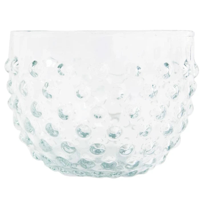 Recycled Glass Hobnail Bowl - 4