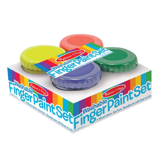 Washable Finger Paint Set - 4 pc.