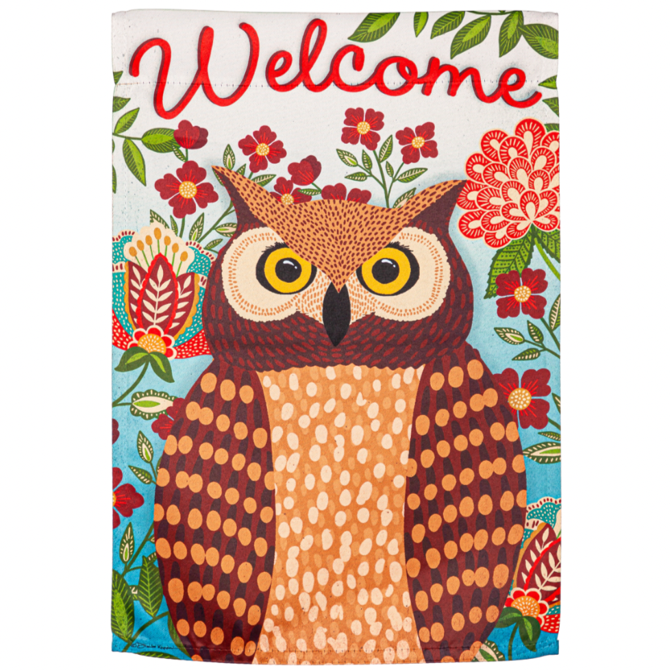 Evergreen Welcome Themed Garden Flags - 12.5 x 18