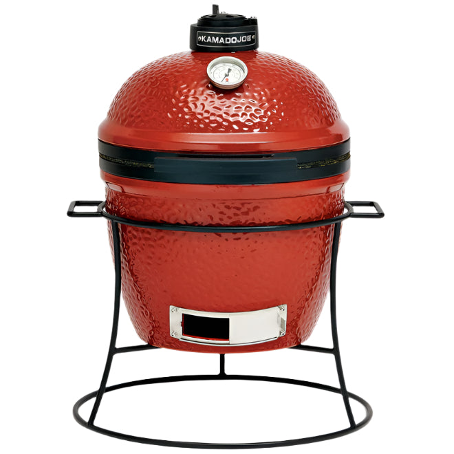 Kamado Joe Jr. Ceramic Grill & Smoker (Red) - 13.5