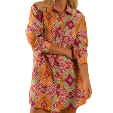 Preslie Poplin Shirt Dress