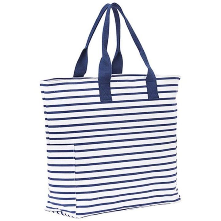 Bateau Stripe Carryall Tote