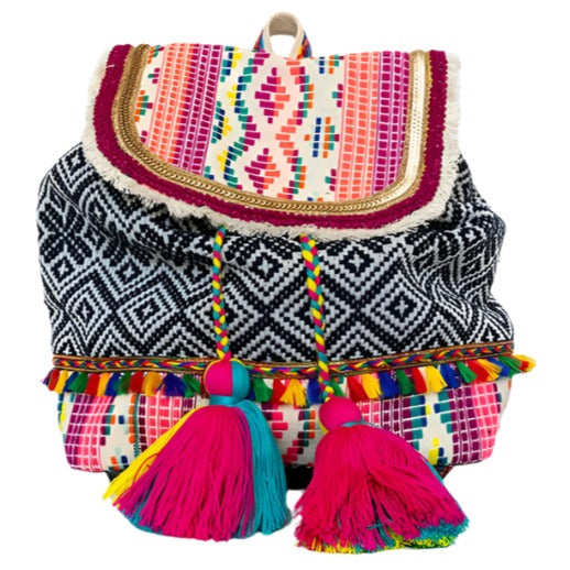 Jen & Co. Magdelena Aztec Pattern Backpack