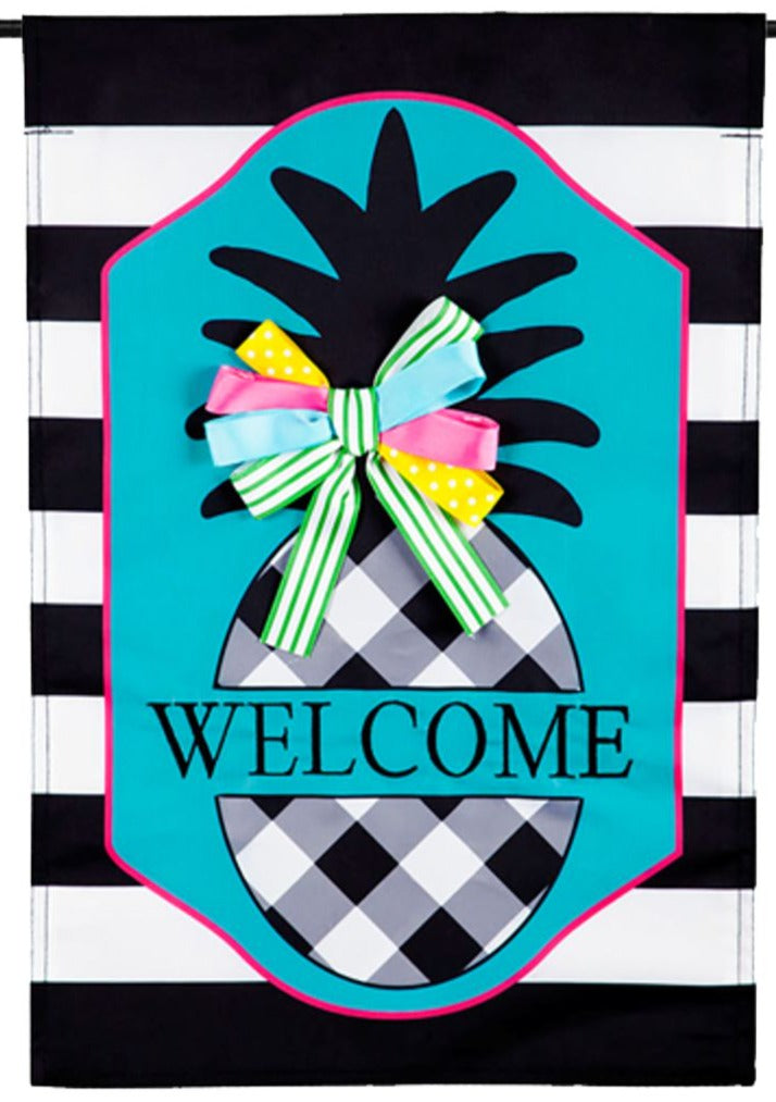 Evergreen Welcome Themed Garden Flags - 12.5 x 18