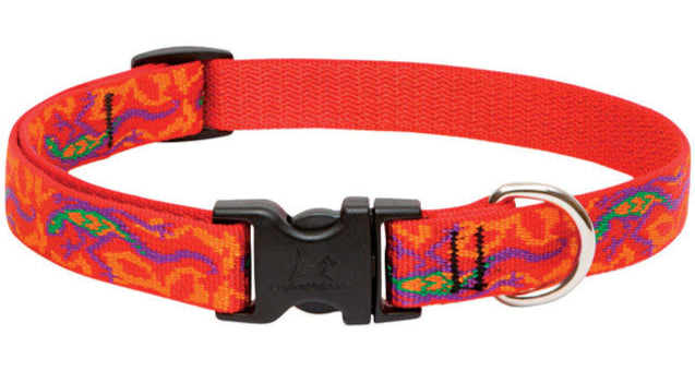 Lupine Adjustable Nylon Dog Collar - Patterns & Designs