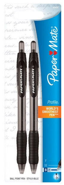 Paper Mate Profile Retractable Ballpoint Pen - 2 pc.