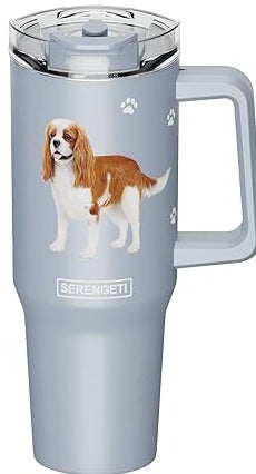 Serengeti Stainless Steel Dog Pattern Insulated Travel Mug - 40 oz.