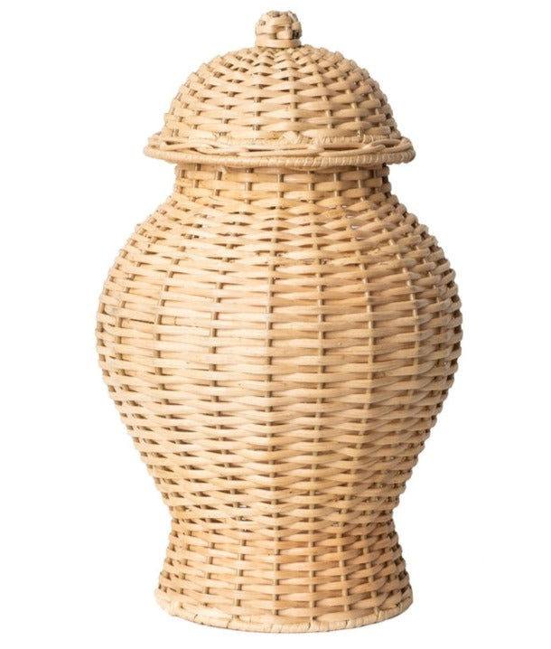 Wicker Ginger Jar - 14