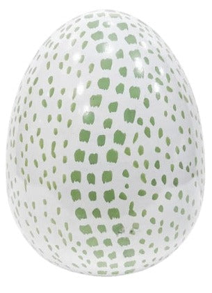 Dotted Green Decorative Egg