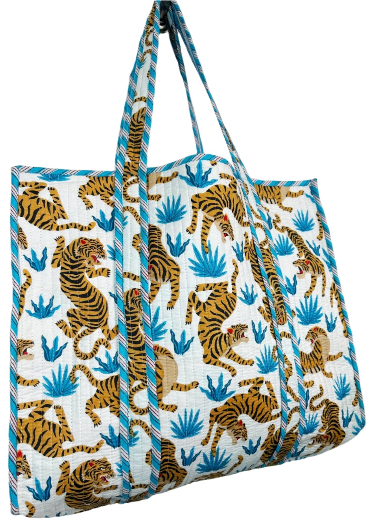 Folklore Couture Quilted Cotton Tote