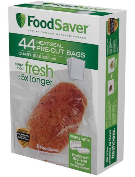 FoodSaver 1 Qt. Vacuum Freezer Bags - 44 pc.