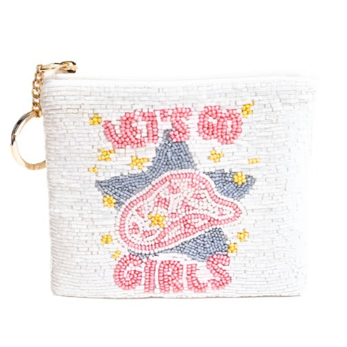 Jen & Co. Ricki Beaded Coin Pouch