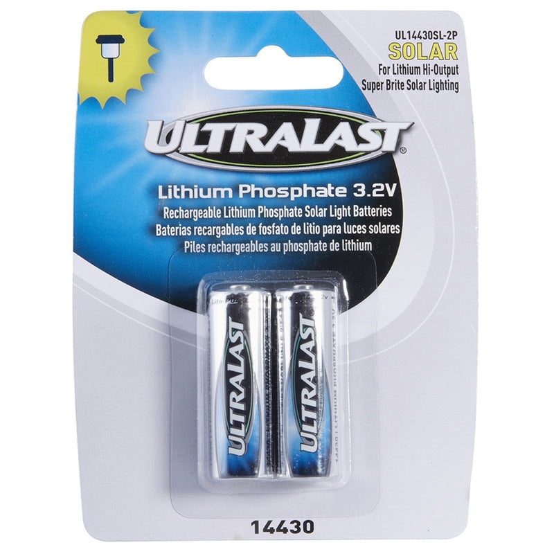 UltraLast Lithium Rechargeable Solar Lighting Batteries