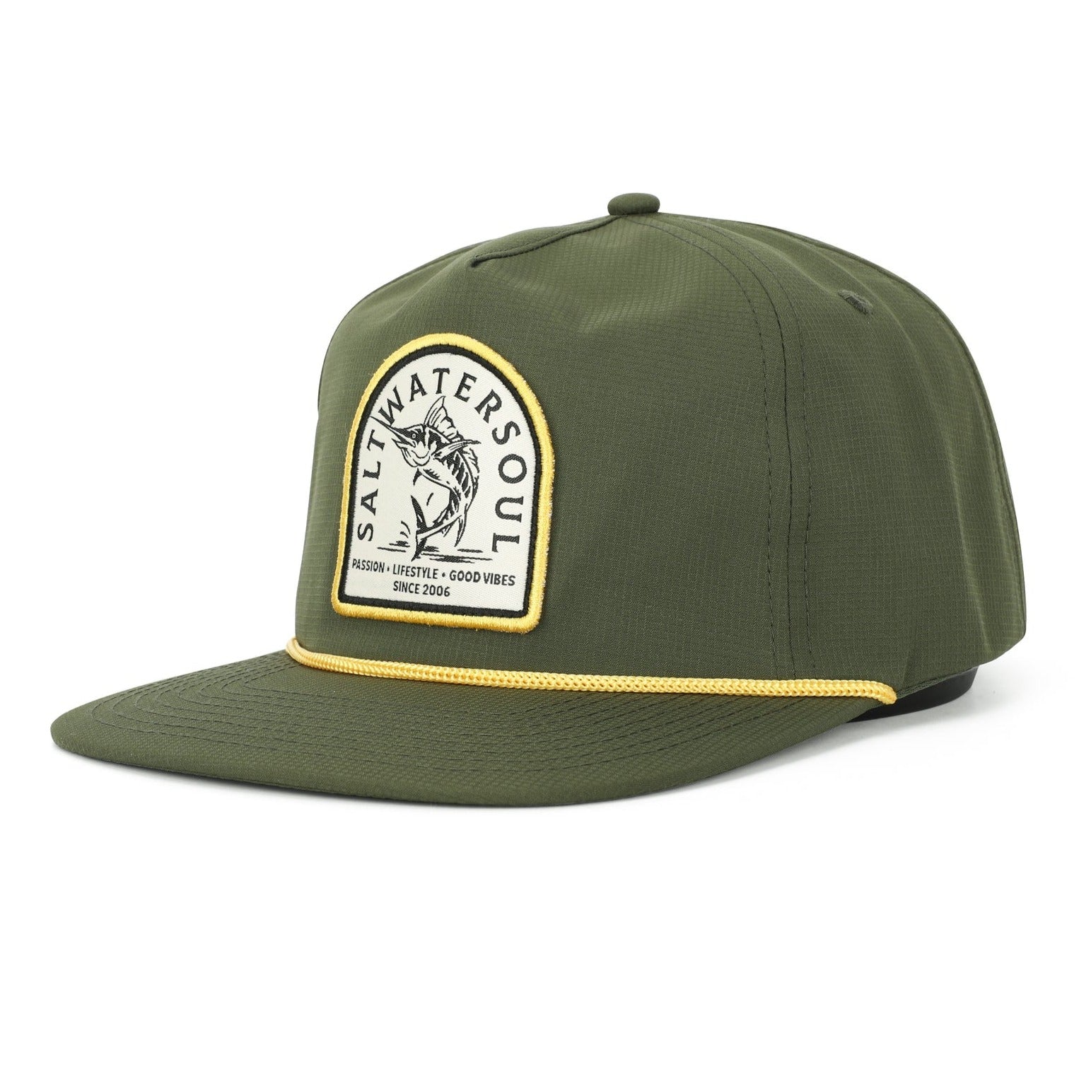 Salt Water Soul Green Marlin Hat