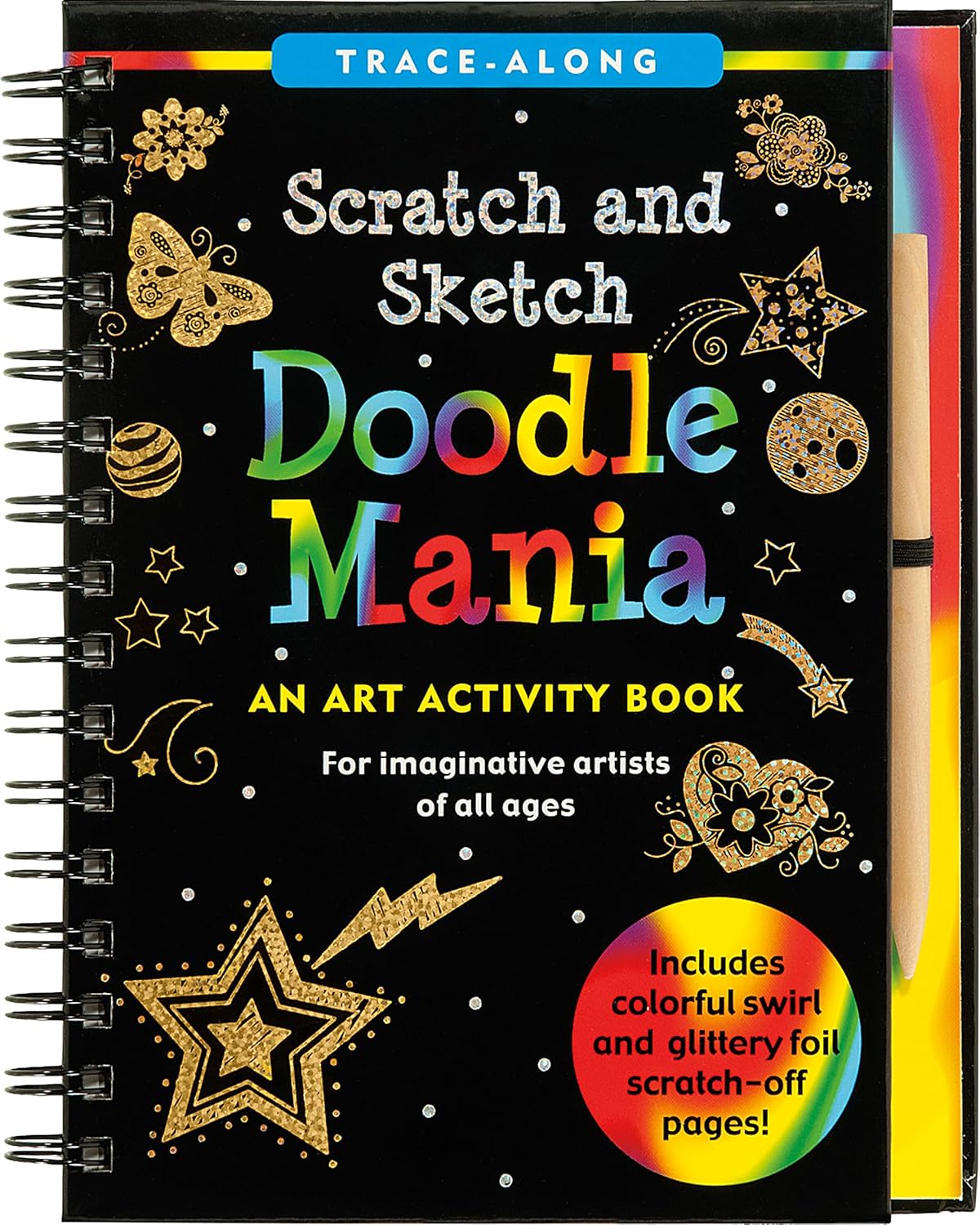 Doodle Mania Scratch & Sketch Activity Book