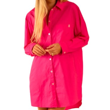 Preslie Poplin Shirt Dress