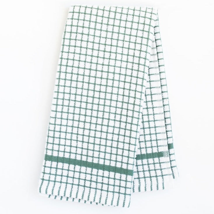 Grid Pattern Terry Kitchen Dishtowels - 20 x 30